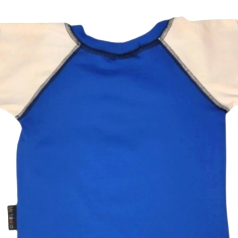 Kids Unisex Rashguard with Fun Zebra Graphic, Quick Drying, UPF 50+
